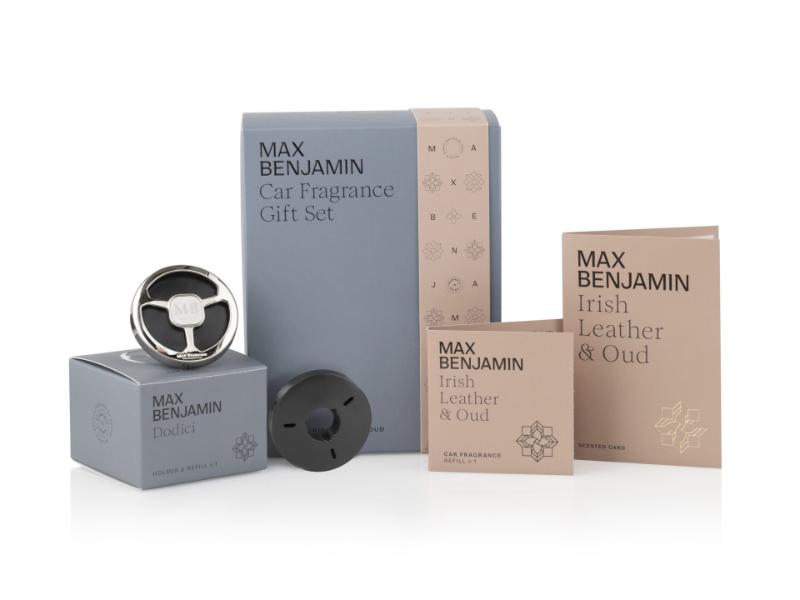 MAX BENJAMIN CAR FRAGANCE GIFT SET | DODICI & LEATHER AND OUD