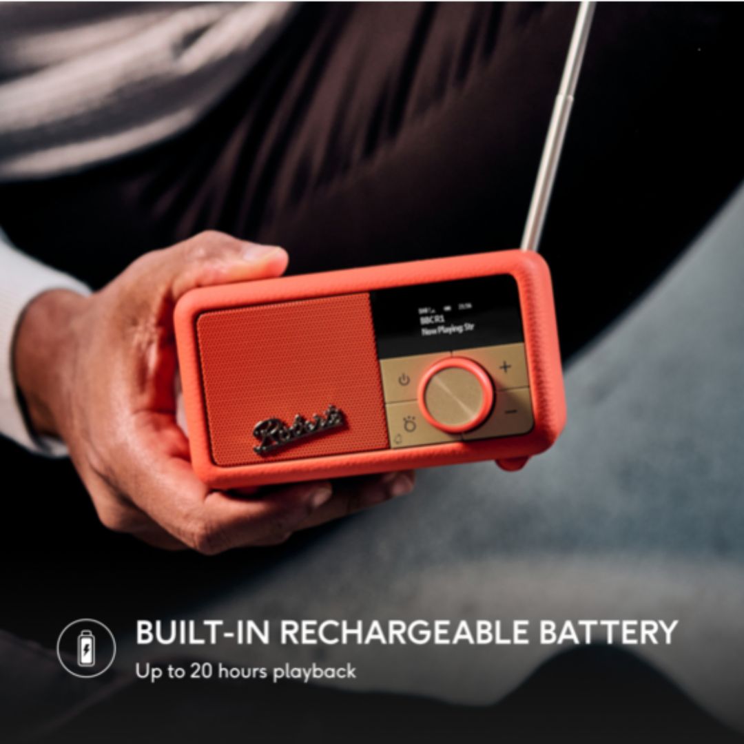 Roberts Revival Petite 2 Radio | Pop Orange