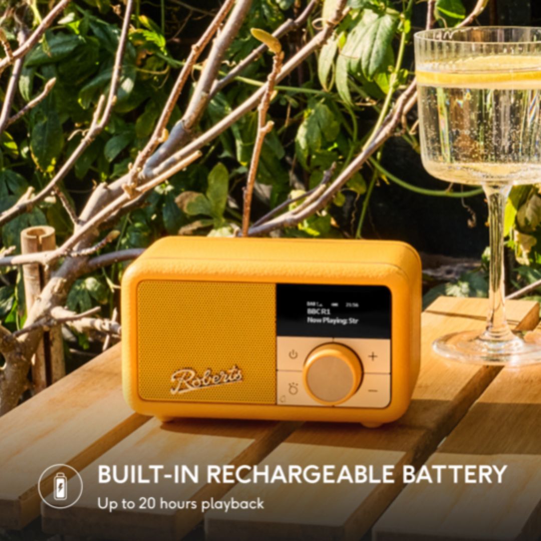 Roberts Revival Petite 2 Radio | Sunburst yellow