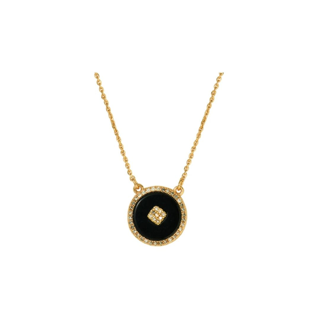 KNIGHT & DAY ONYX NECKLACE
