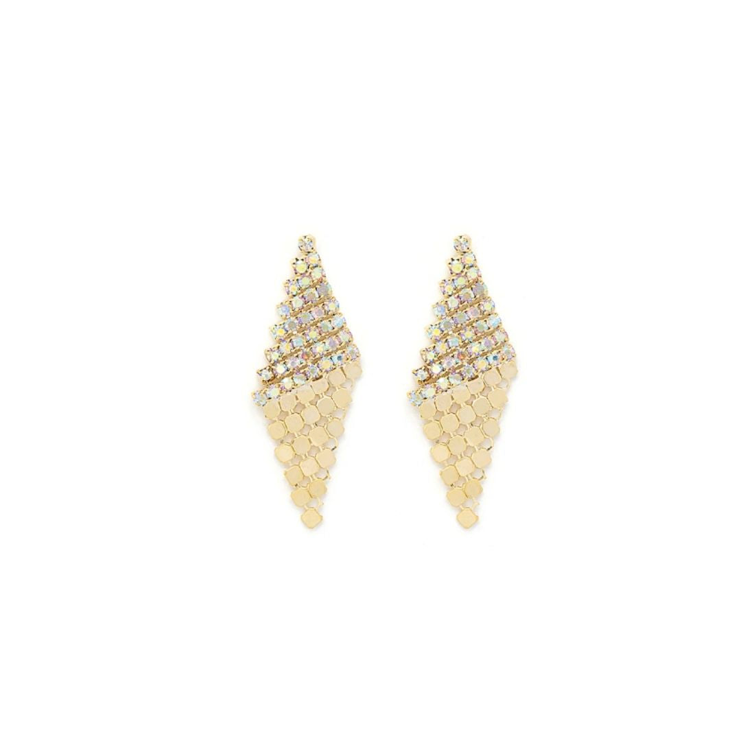 KNIGHT & DAY ADELINA AB CRYSTAL DROP EARRINGS