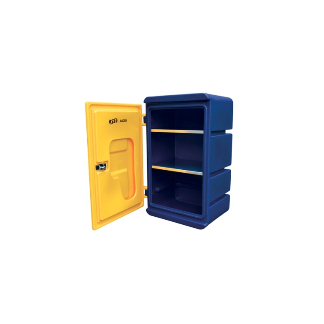 JFC Chemical Storage Cabinet (Navy & Yellow)