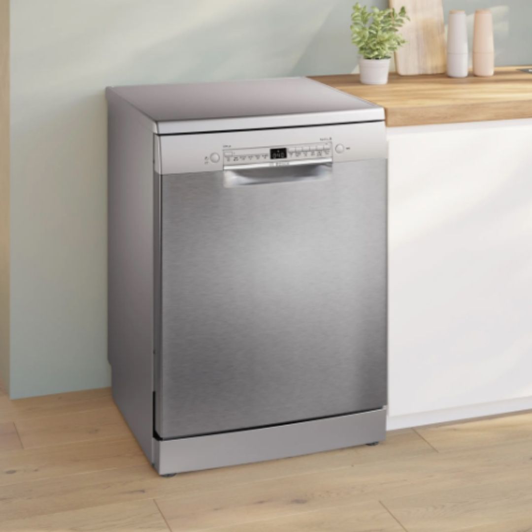 Bosch Series 2 Free-standing Dishwasher 60cm | Brushed Steel