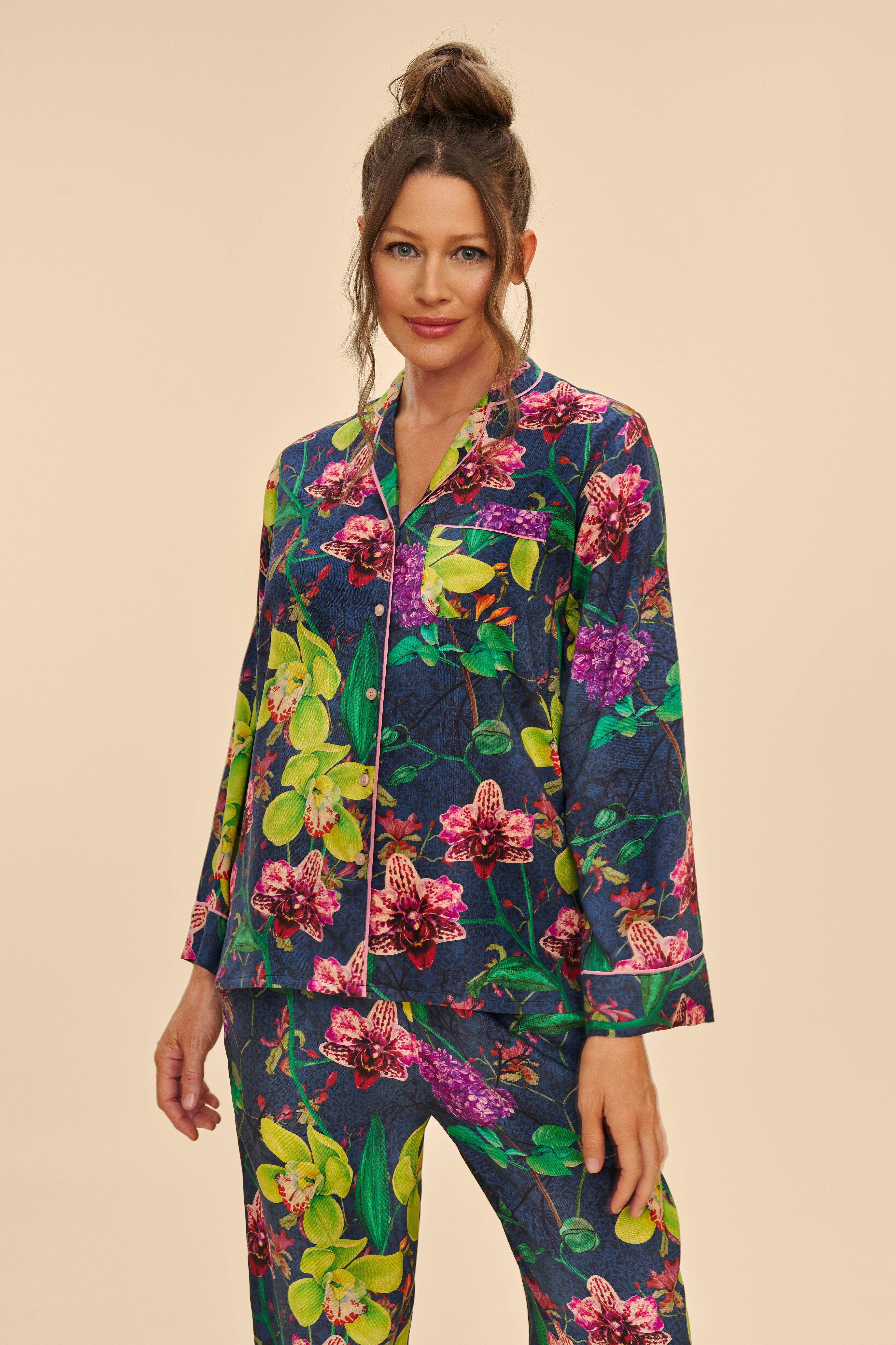 POWDER EXOTIC EVENING IN SUPERSOFT LONG PYJAMAS