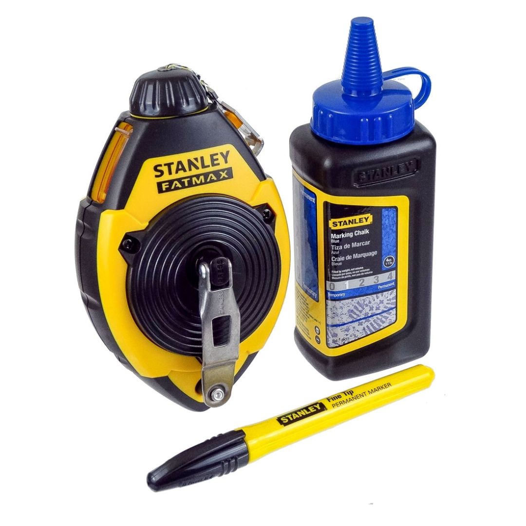 STANLEY FATMAX CHALK LINE 30M SET 0-47-681