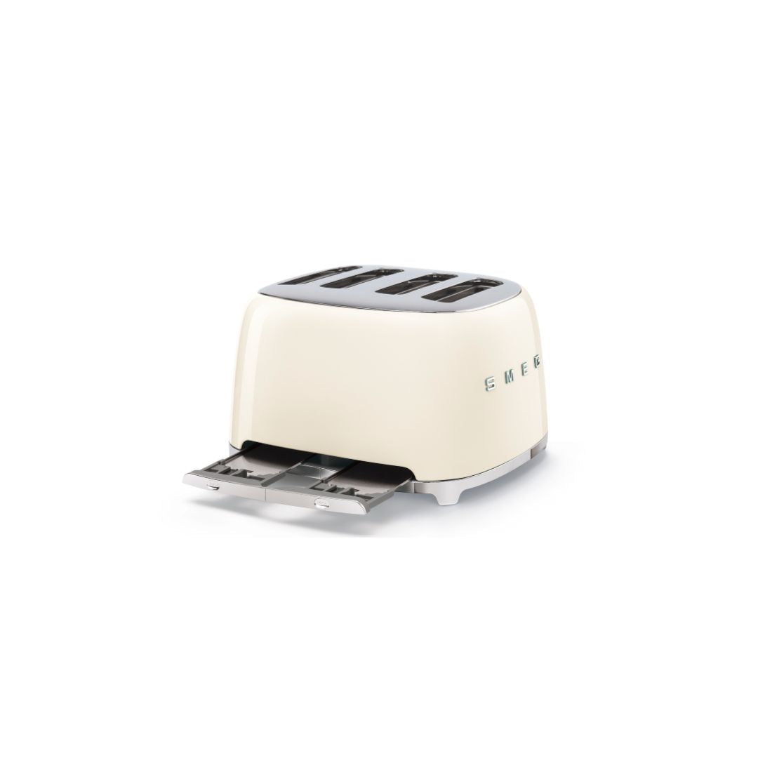 Smeg 4 Slice Cream Toaster | TSF03CRUK