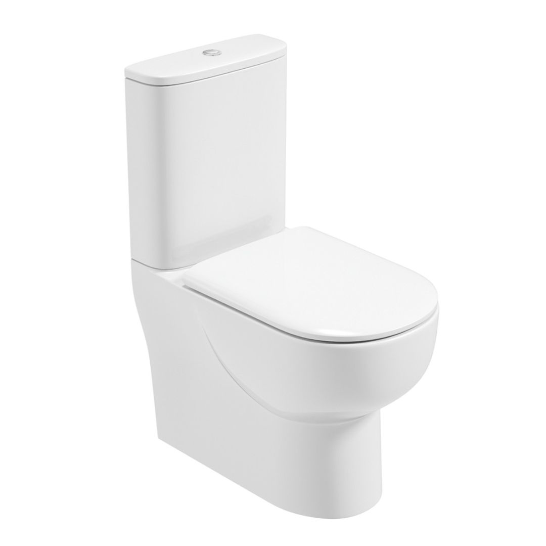 SONAS VERONA FULLY SHROUDED RIMLESS WC SOFT CLOSE SEAT