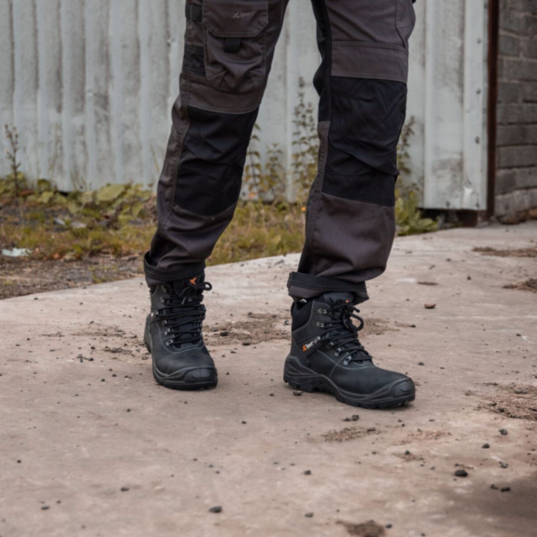 Xpert Typhoon S3 Safety Waterproof Boots Black