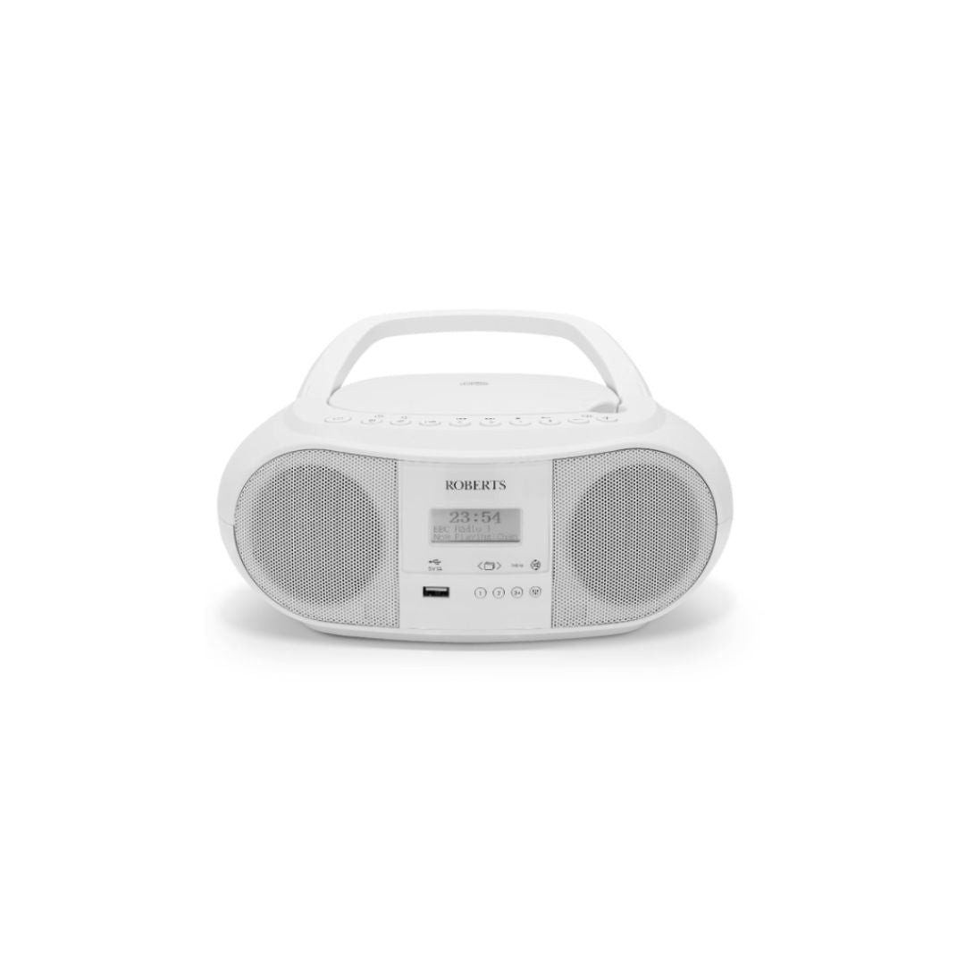 ROBERTS ZOOMBOX BOOM BOX | WHITE