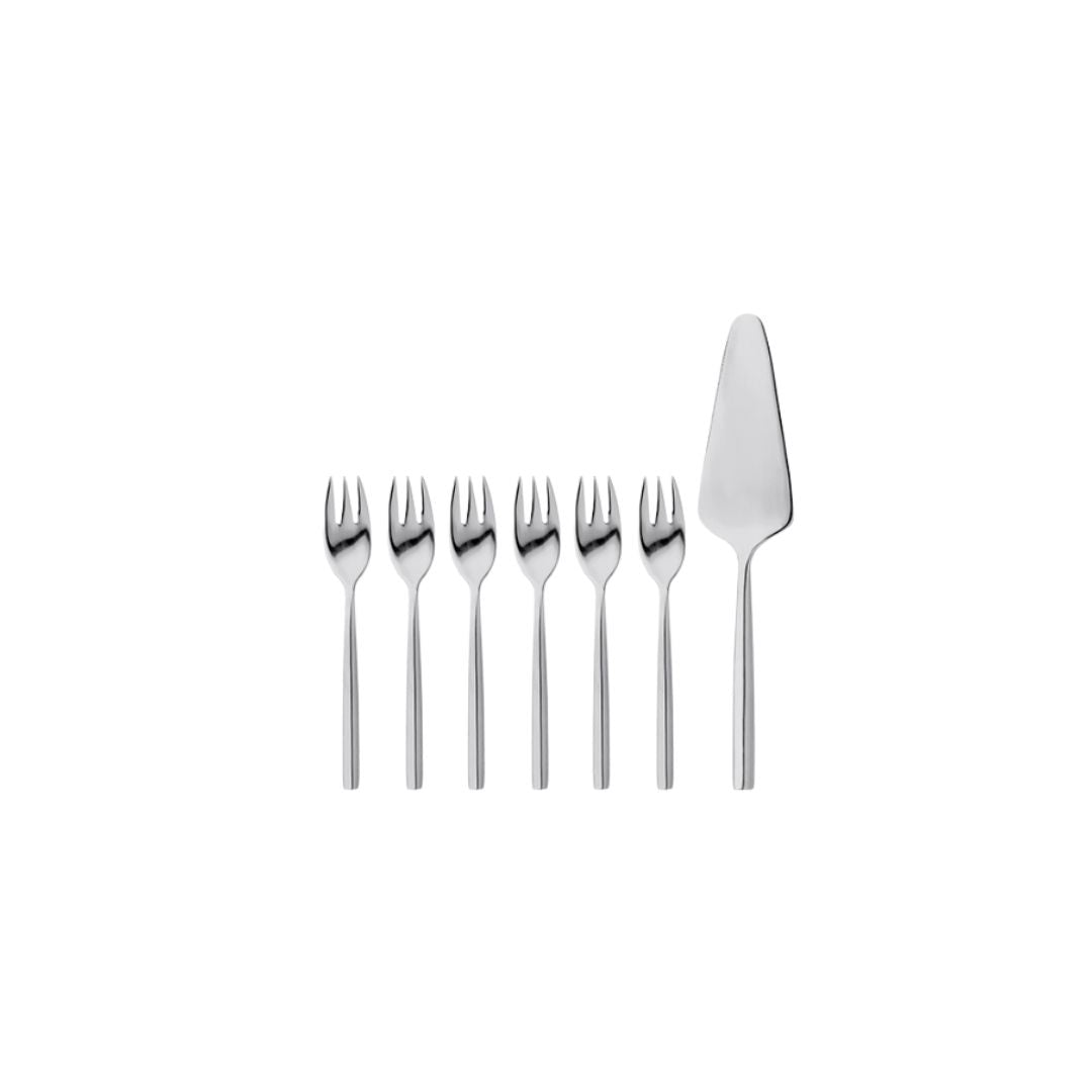 STELLAR ROCHESTER POLISHED CAKE SET | SET OF 7