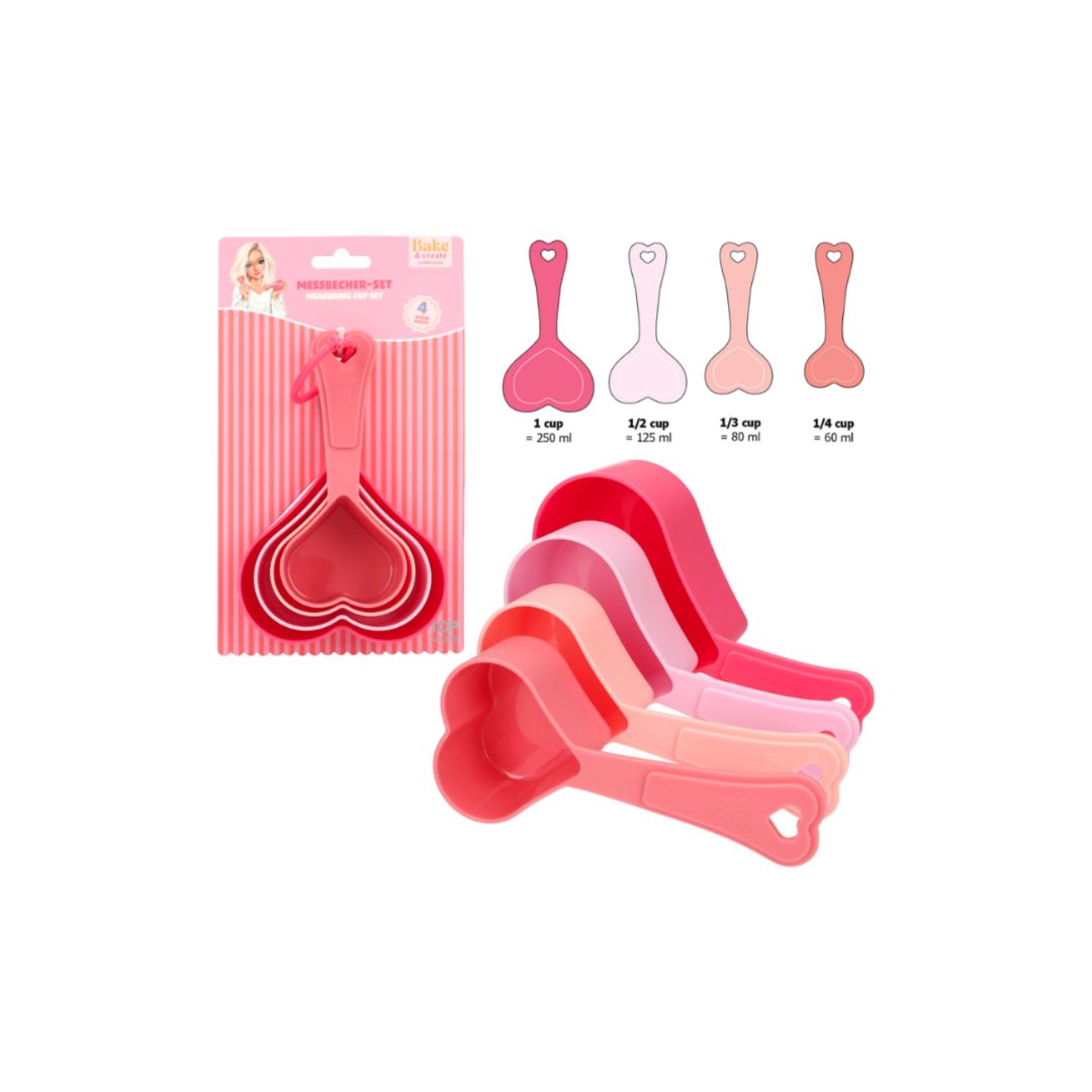TOPModel Hearts Measuring Cup Set