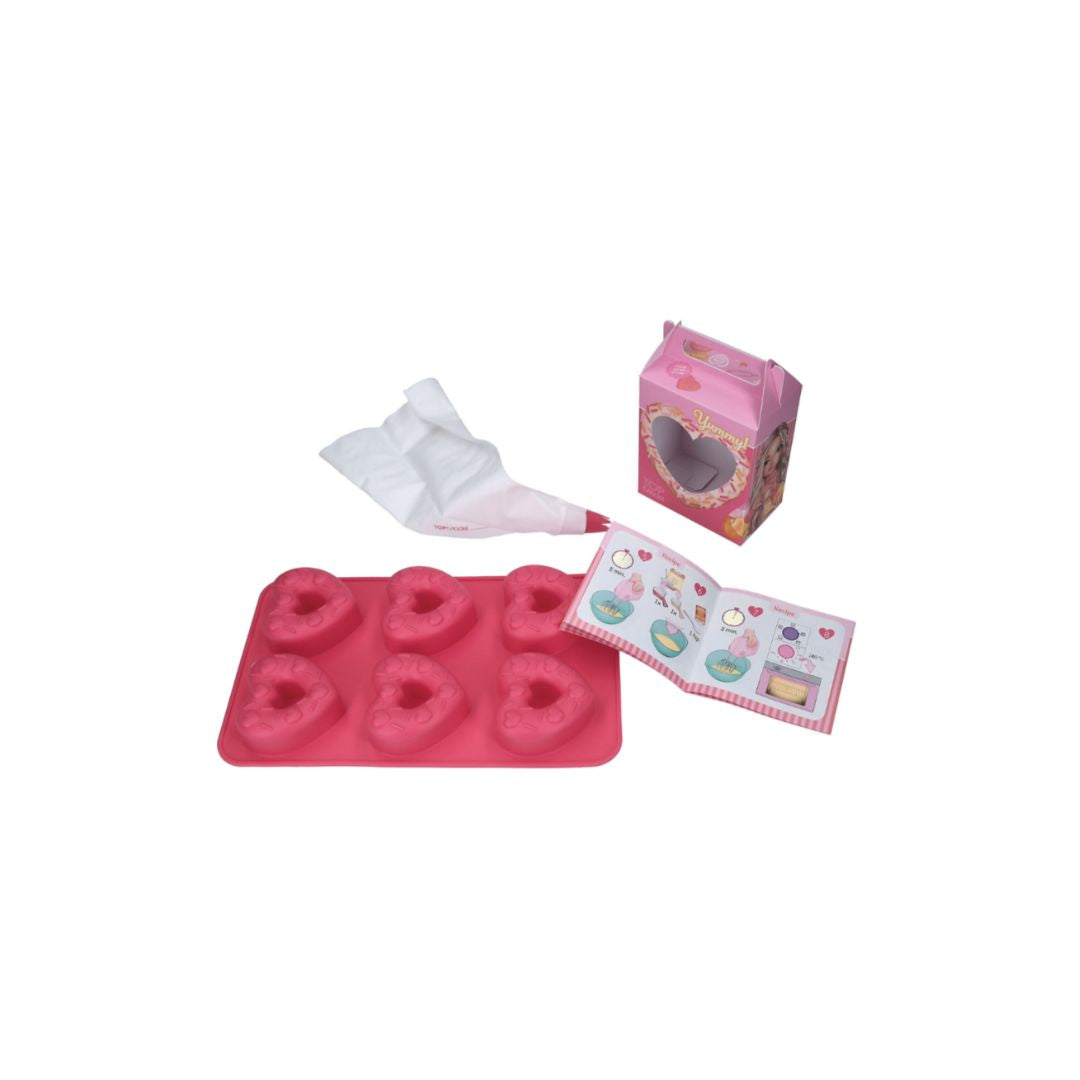 TOPModel Bake and Create Heart Donuts Baking Set