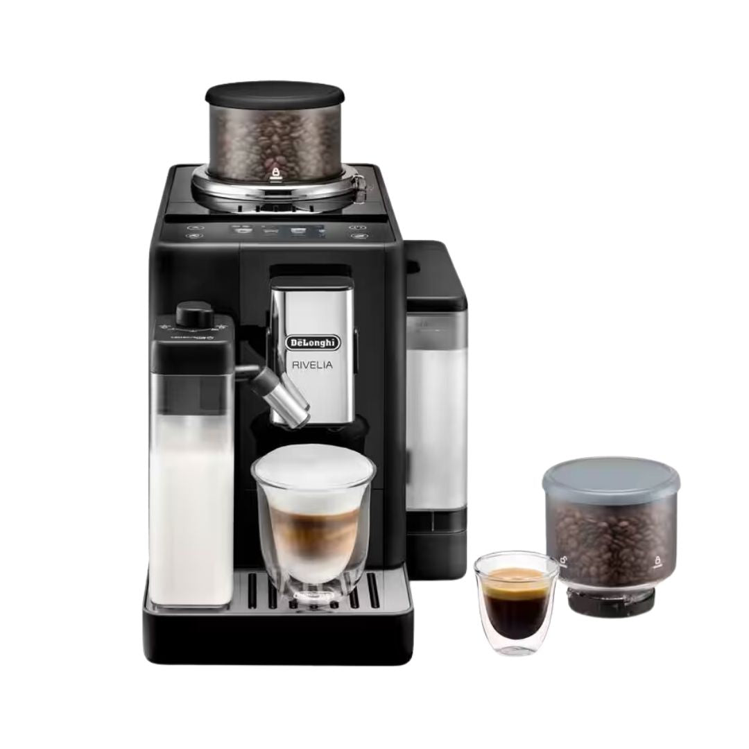 DELONGHI RIVELIA AUTOMATIC COMPACT BEAN TO CUP COFFEE MACHINE