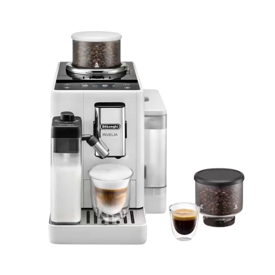 DELONGHI RIVELIA AUTOMATIC COMPACT BEAN TO CUP COFFEE MACHINE