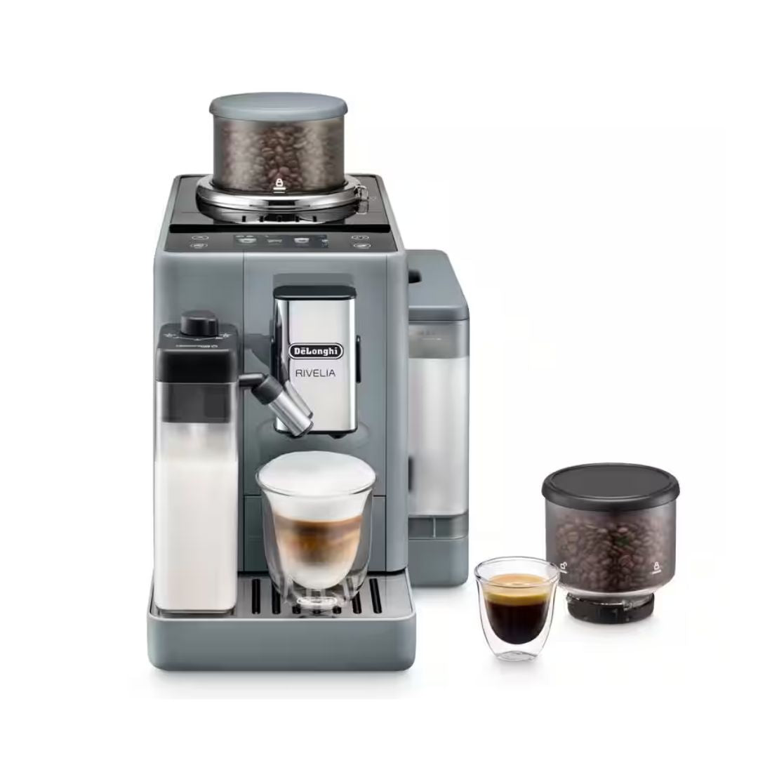 DELONGHI RIVELIA AUTOMATIC COMPACT BEAN TO CUP COFFEE MACHINE