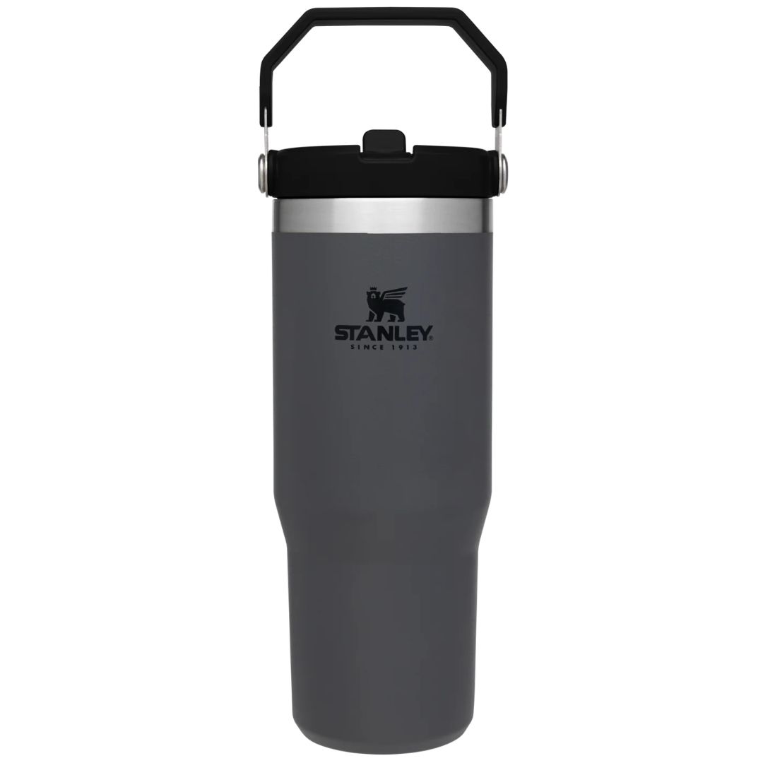 STANLEY CLASSIC ICEFLOW FLIP STRAW TUMBLER CHARCOAL | 0.89L