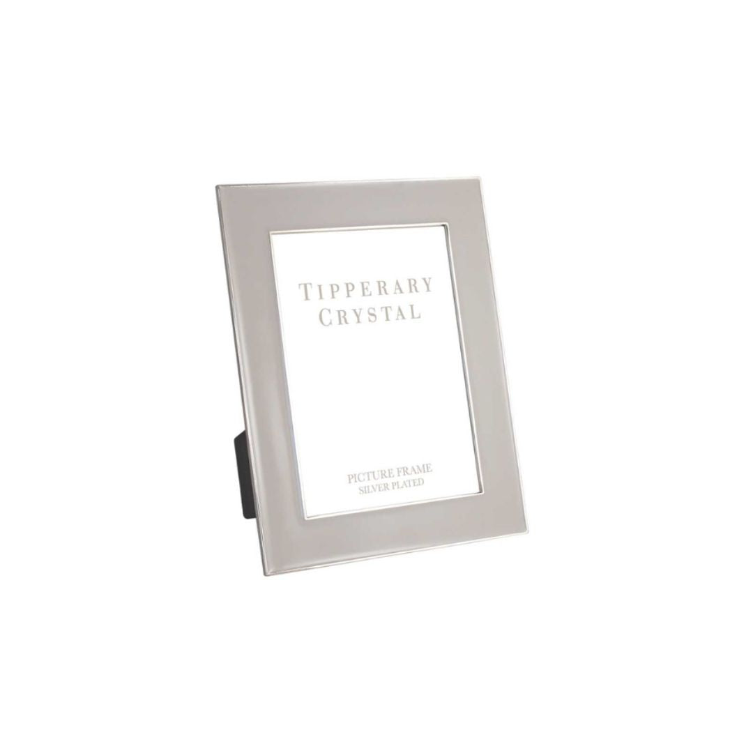 TIPPERARY CRYSTAL GREY ENAMEL WITH SILVER EDGING FRAME