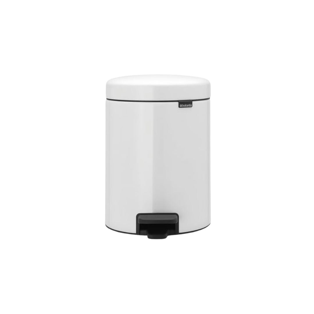 BRABANTIA PEDAL BIN WHITE | 5LTR