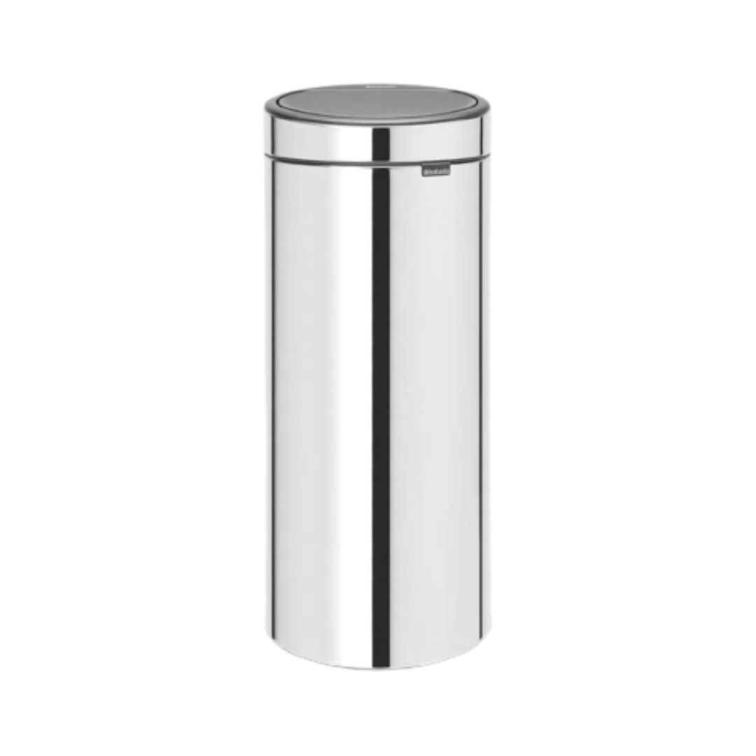 BRABANTIA TOUCH BIN 30LTR | BRILLIANT STEEL