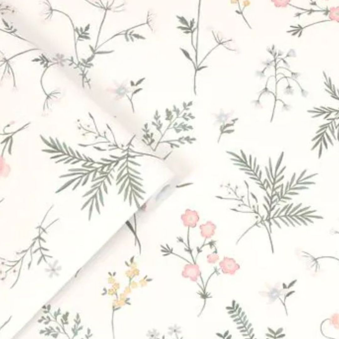 LAURA ASHLEY CROSSWELL CORAL PINK WALLPAPER