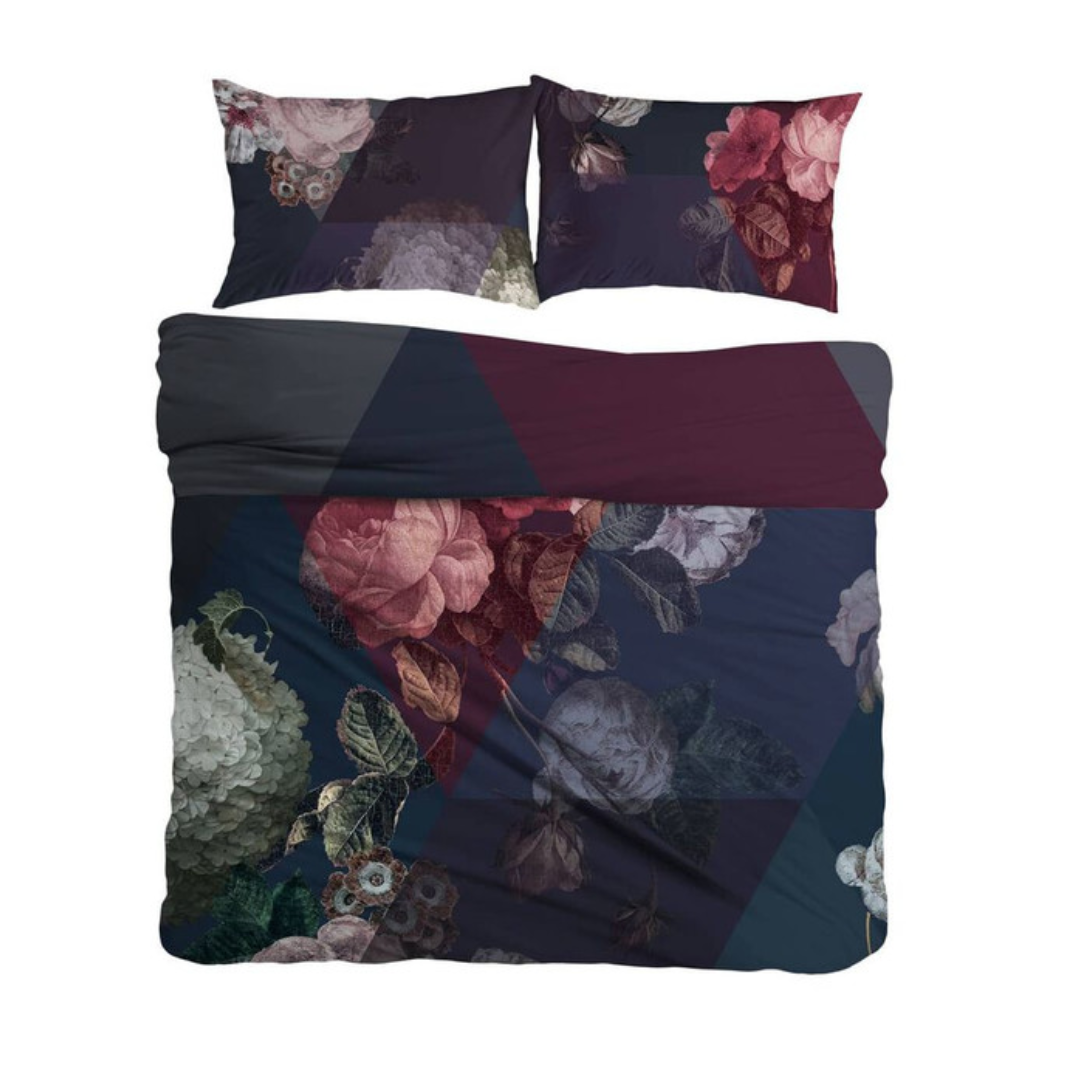 GRAHAM & BROWN TIMEPIECE AMETHYST DOUBLE DUVET COVER SET