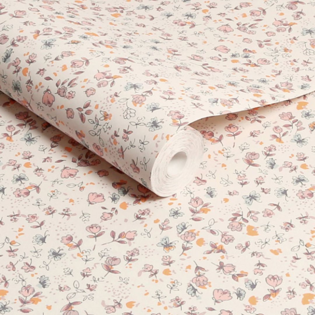 NEXT CALM DITSY FLORAL CREAM WALLPAPER