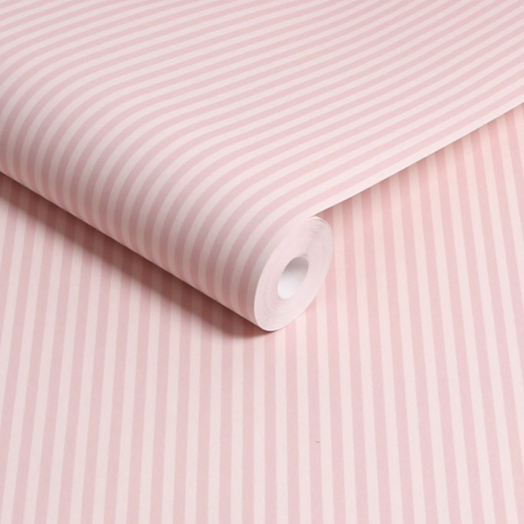 NEXT CALM STRIPE PINK WALLPAPER