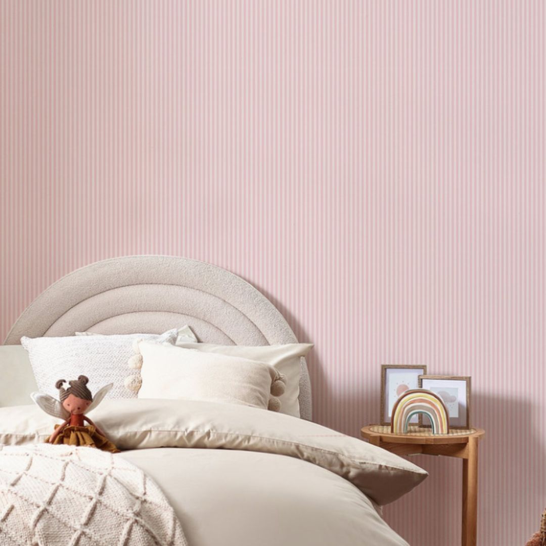 NEXT CALM STRIPE PINK WALLPAPER