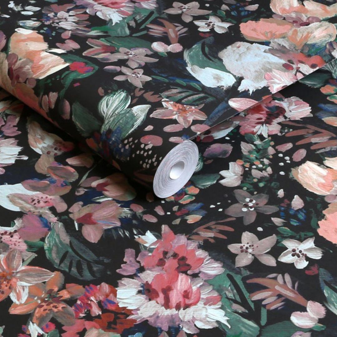 NEXT RUSTIC ROMANTIC FLORAL WALLPAPER