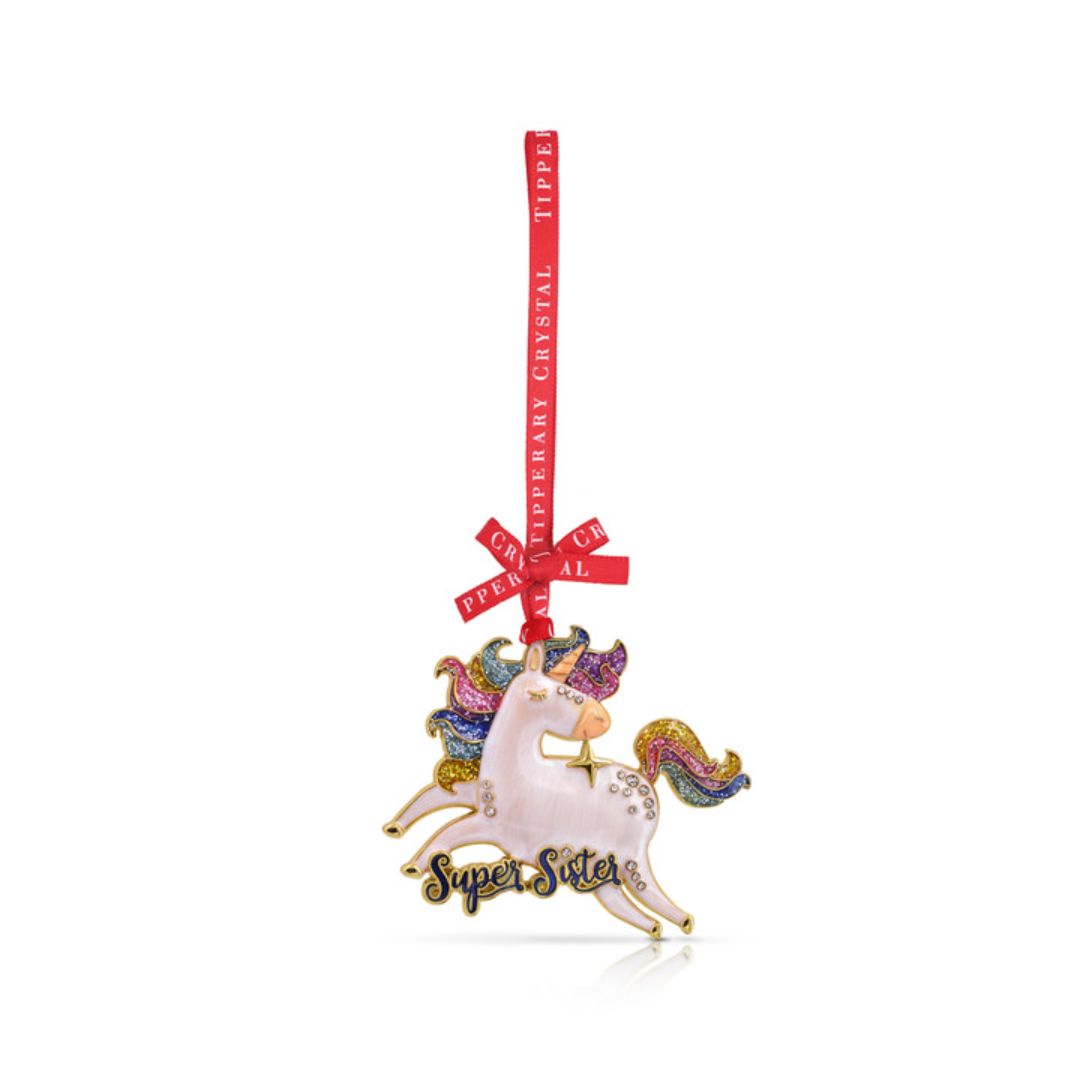 TIPPERARY CRYSTAL LOVED ONES SUPER SISTER CHRISTMAS DECORATION