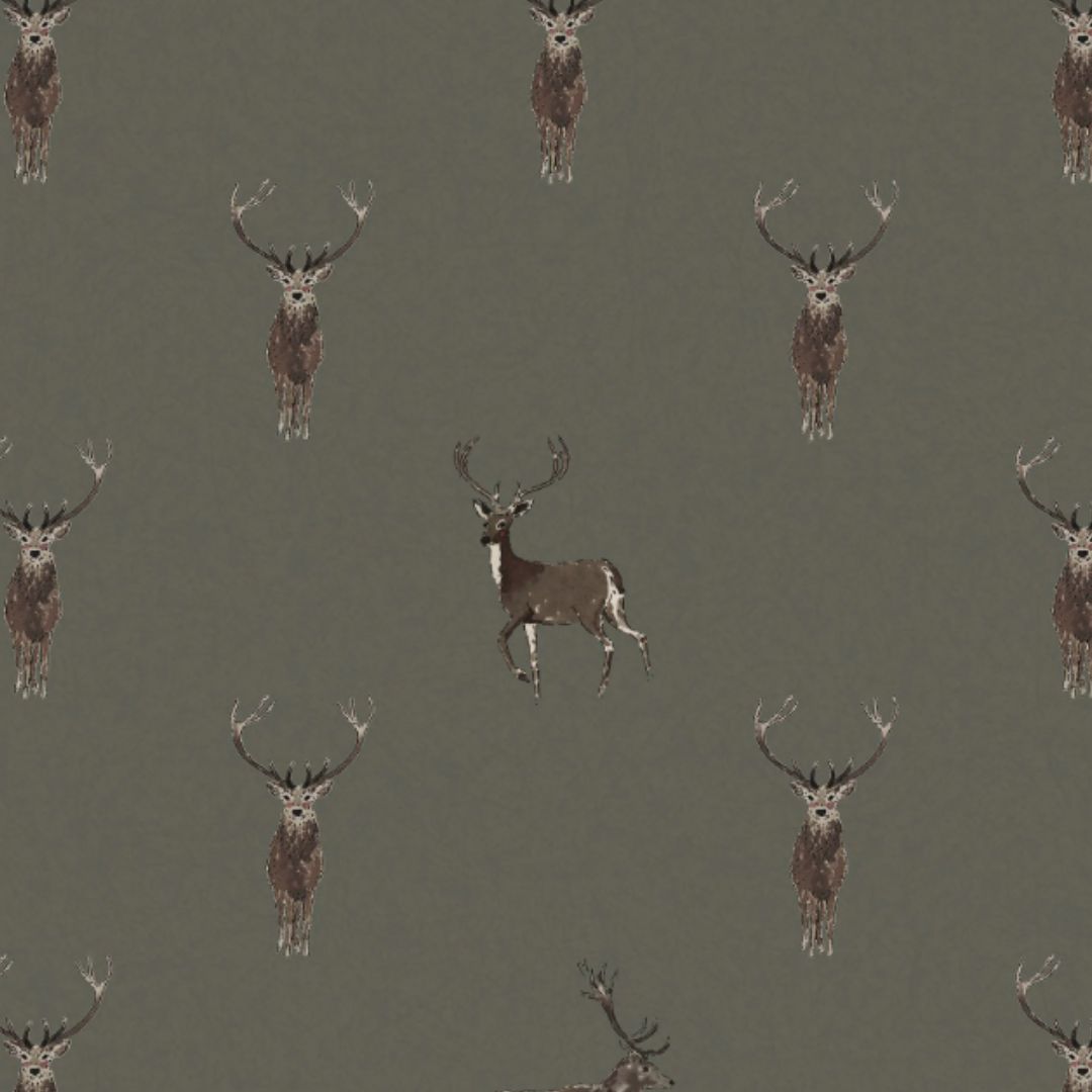 Sophie Allport Highland Stag Charcoal