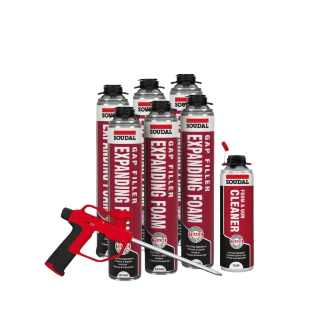 SOUDAL COMBIBOX TRADE GAP FILLER GUN SET