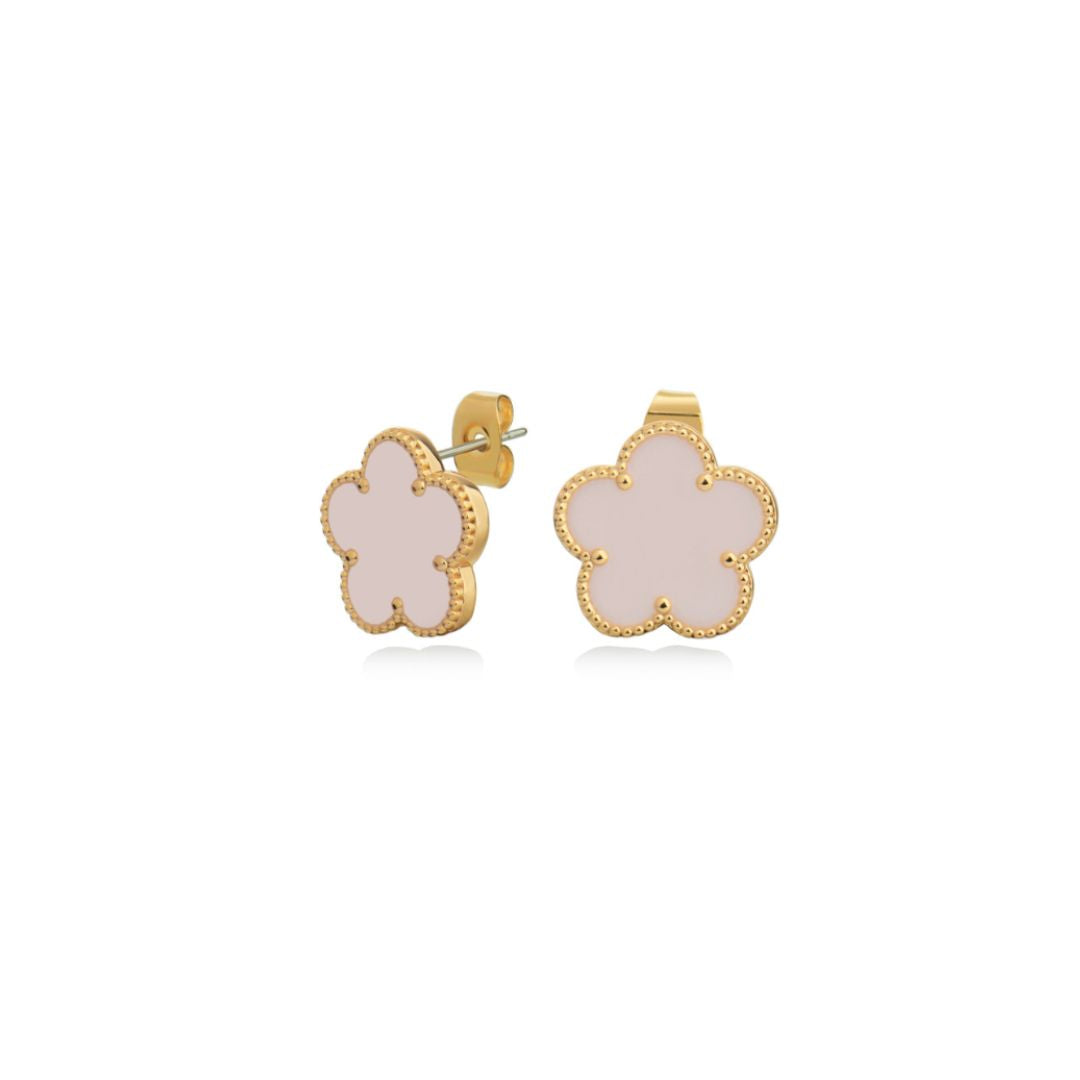 TIPPERARY JEWELLERY FLEUR PINK EARRINGS