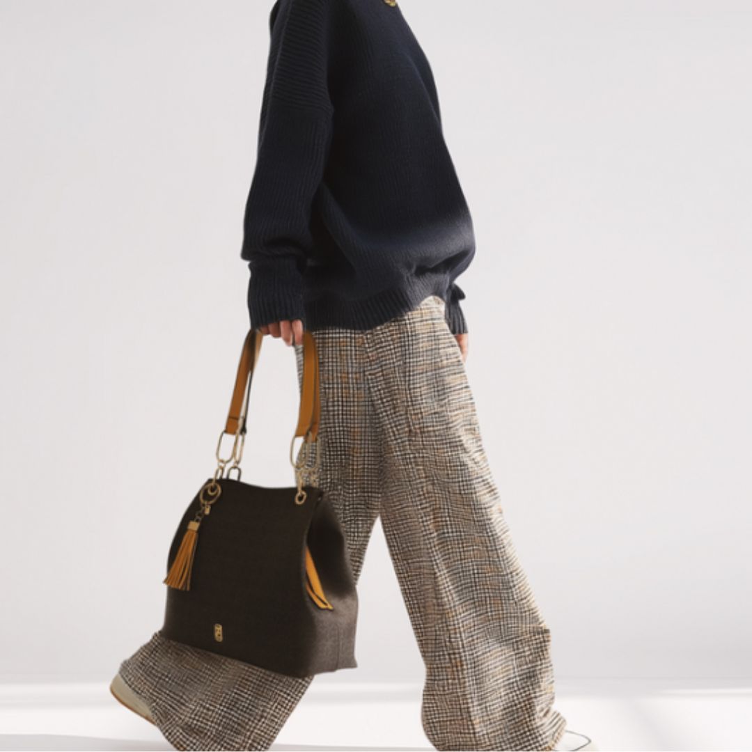 Tipperary Crystal Monogram Tote | Mocha