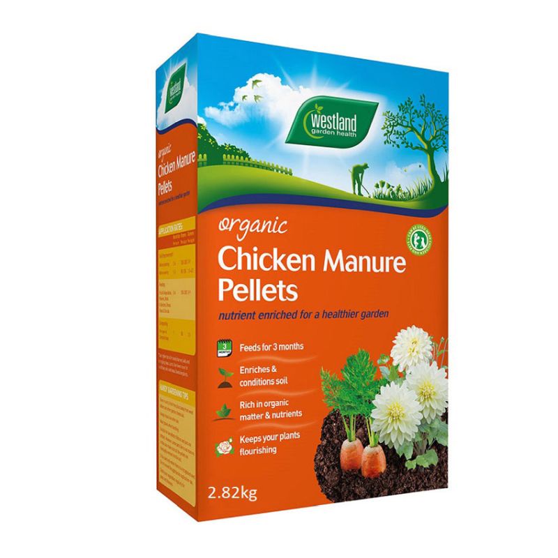 WESTLAND ORGANIC CHICKEN MANURE PELLETS | 2.25KG