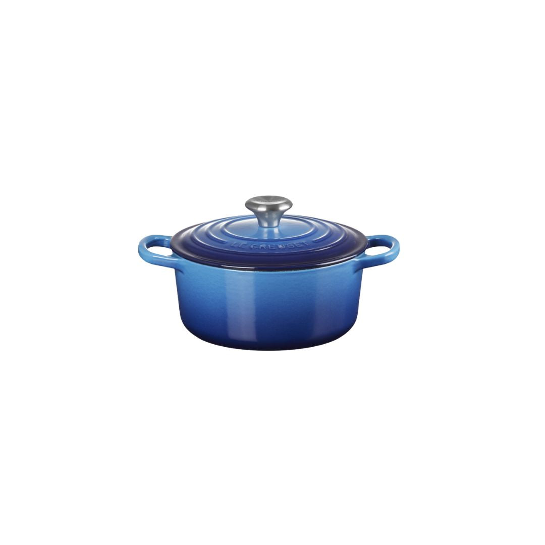 Le Creuset Cast Iron Round Casserole Azure | 18cm