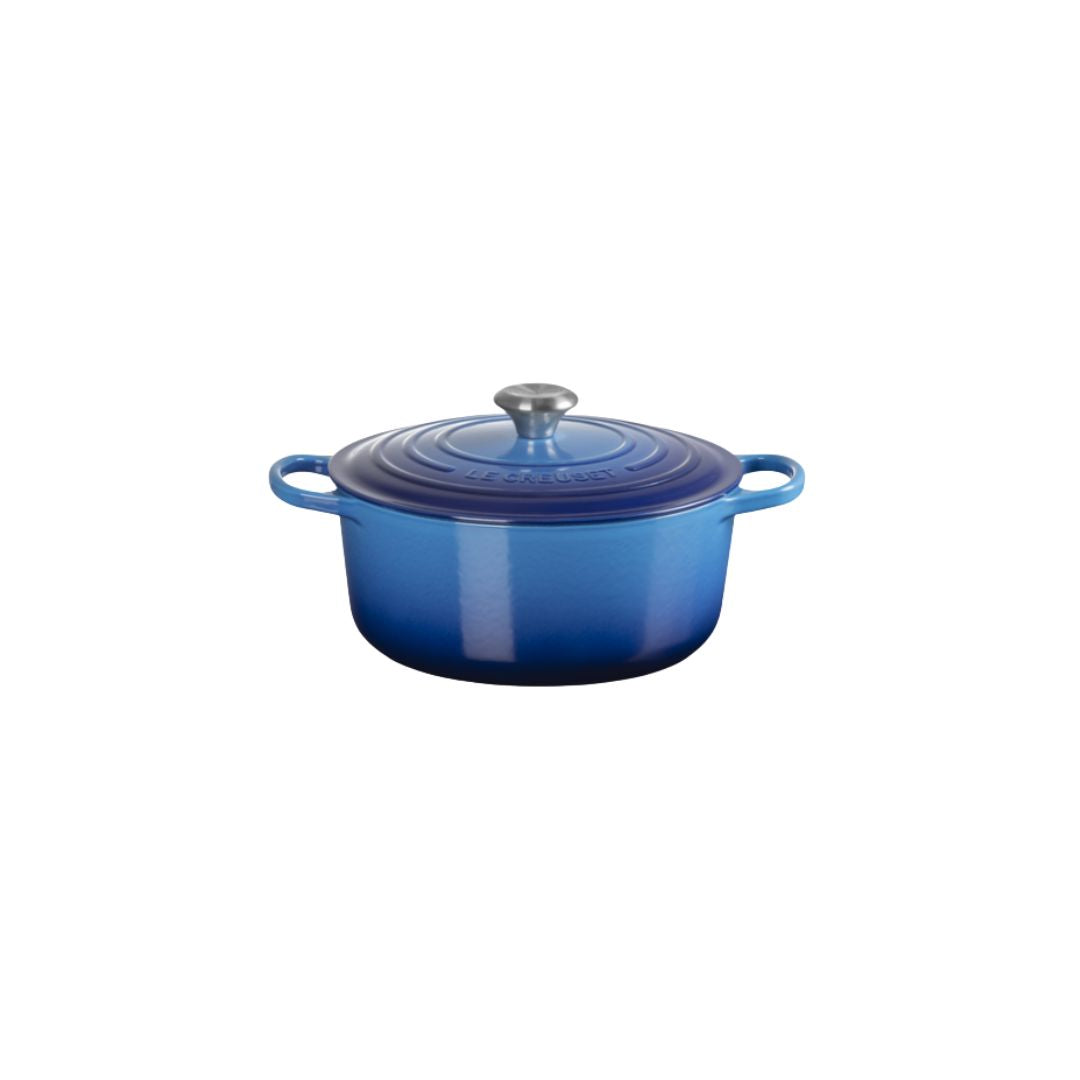 Le Creuset Azure Cast Iron Round Casserole | 26cm