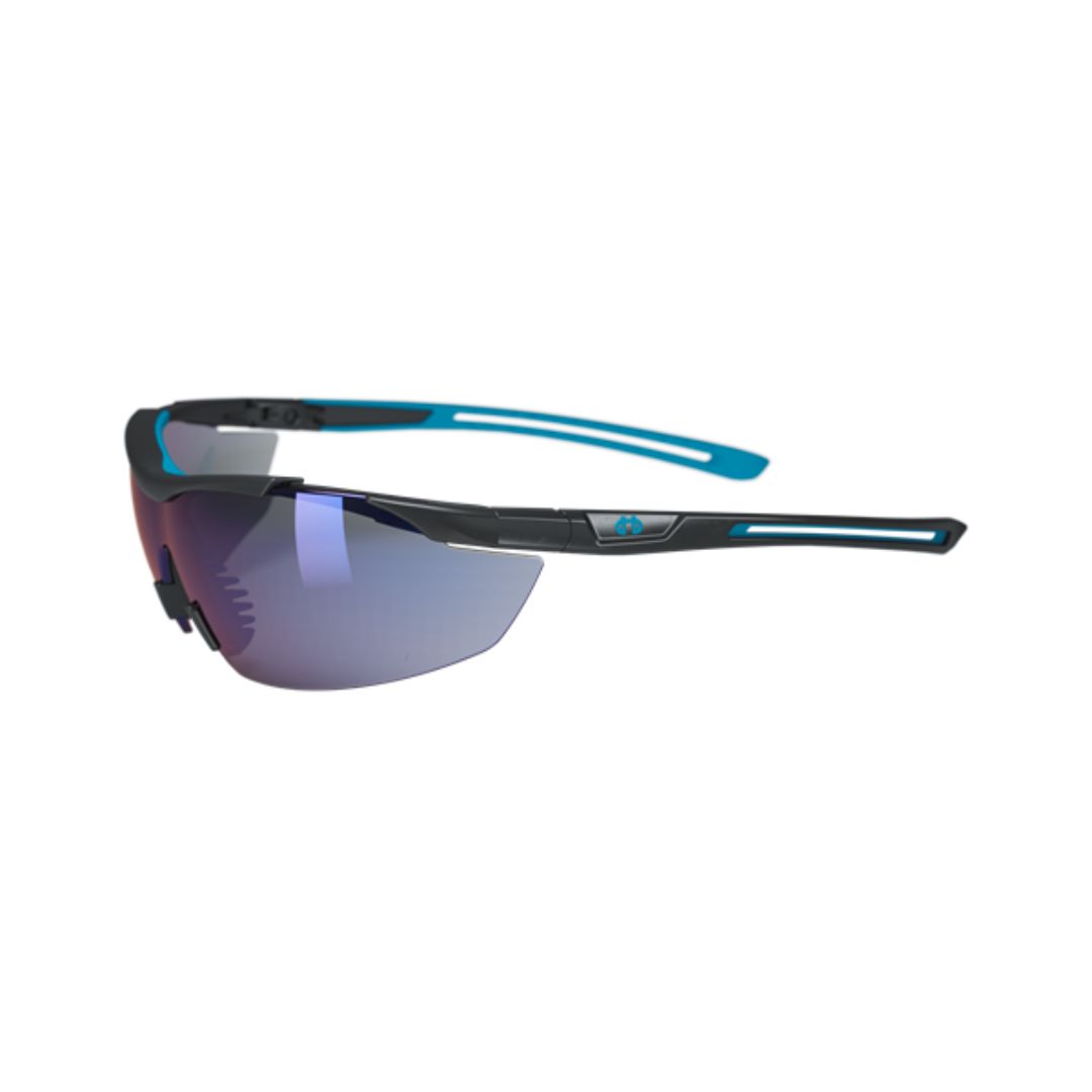 SNICKERS SAFETY GLASSES ARGON SMOKE BLUE AF/AS