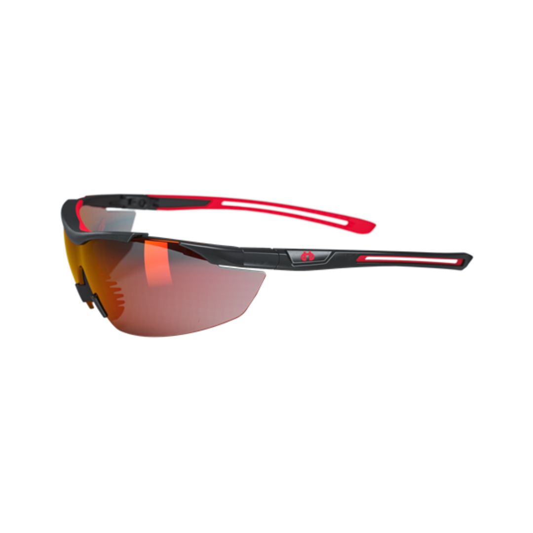 SNICKERS SAFETY GLASSES ARGON SMOKE RED AF/AS