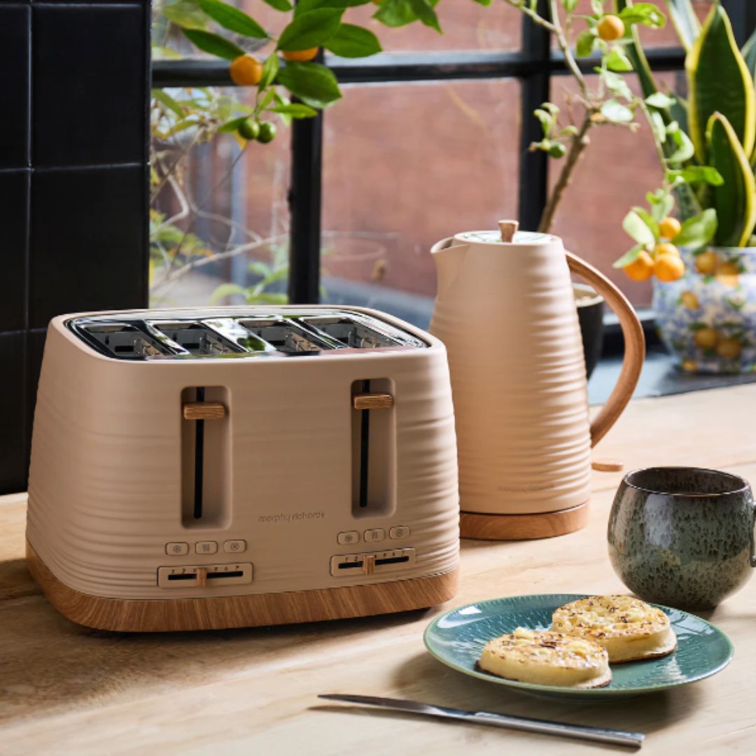 Morphy Richards Clay 4-Slice Brown Toaster | Felspar