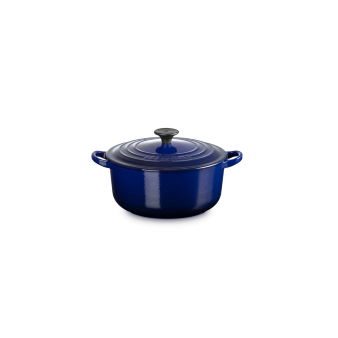 LE CREUSET ROUND CASSEROLE INDIGO