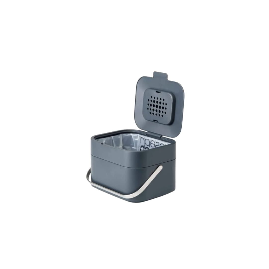 JOSEPH JOSEPH STACK 4 GREY FOOD WASTE CADDY