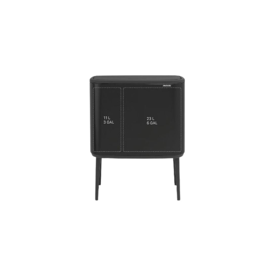 BRABANTIA BO TOUCH BIN | MATT BLACK