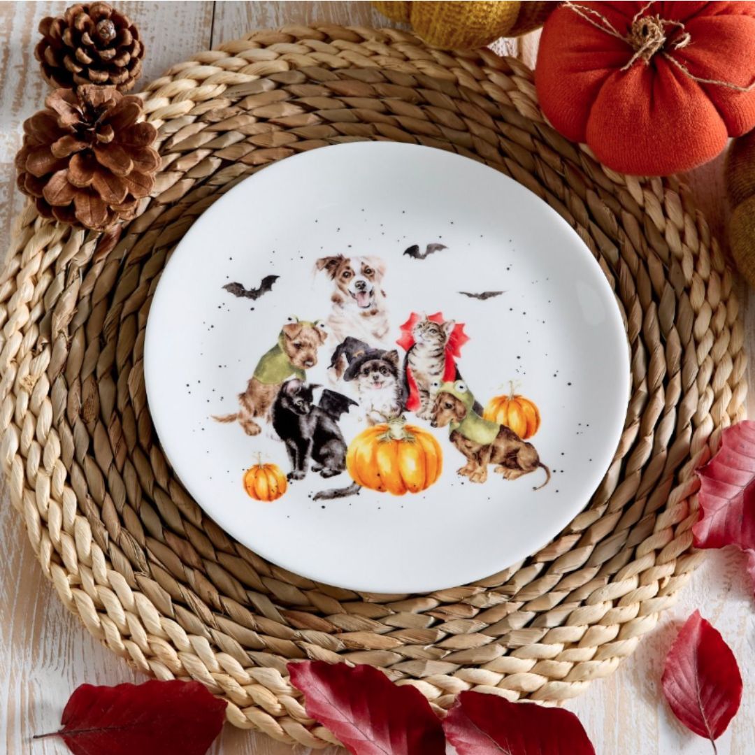 Wrendale The Halloween Party’ Coupe Plate