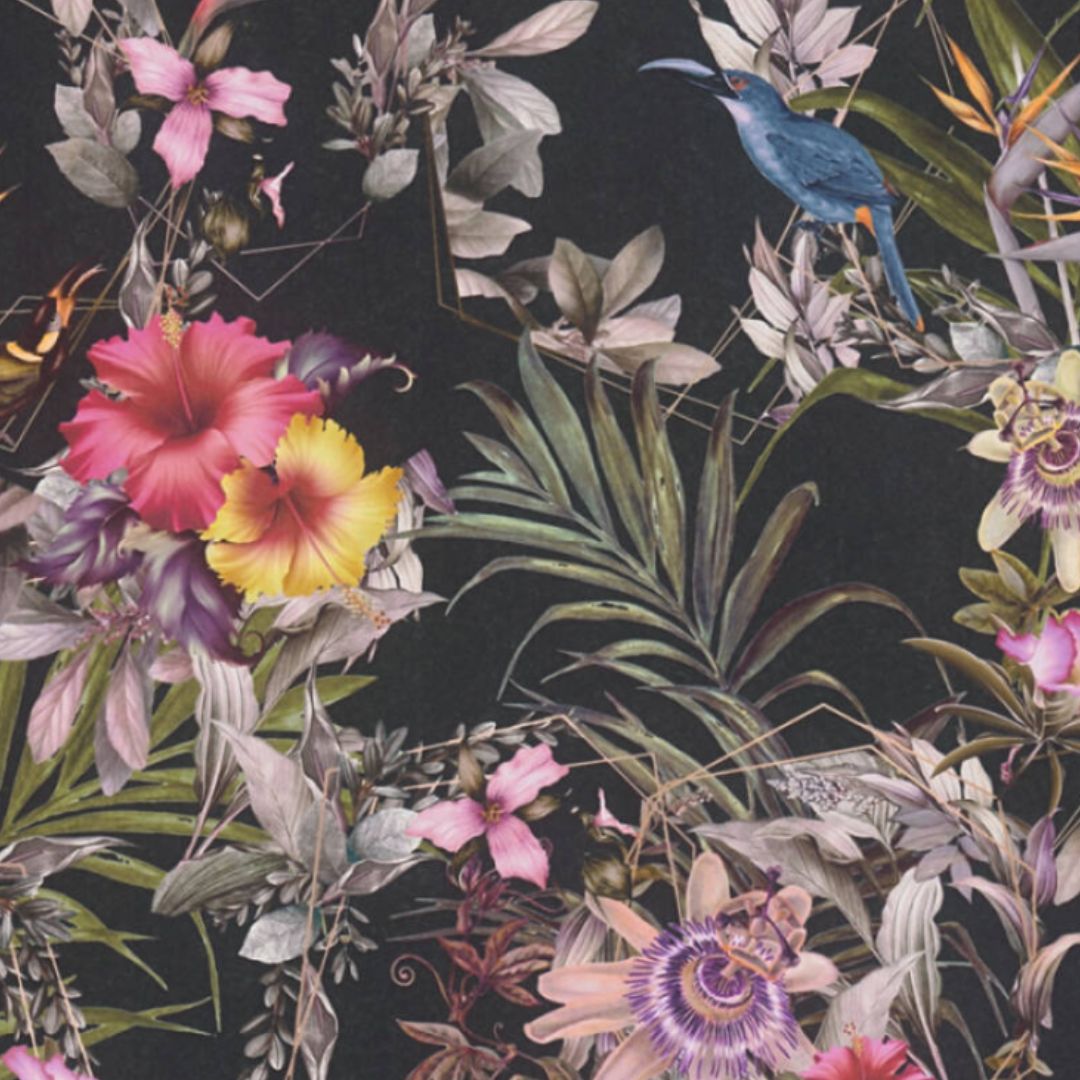 RYAN WALLCOVERINGS FLORAL STYLE WALLPAPER