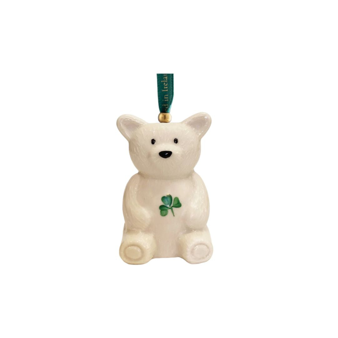 Belleek Classic Teddy Ornament