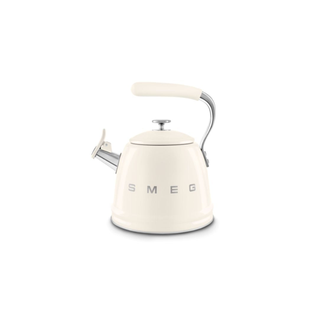 Smeg Cream Whistling Kettle | WKF01CR