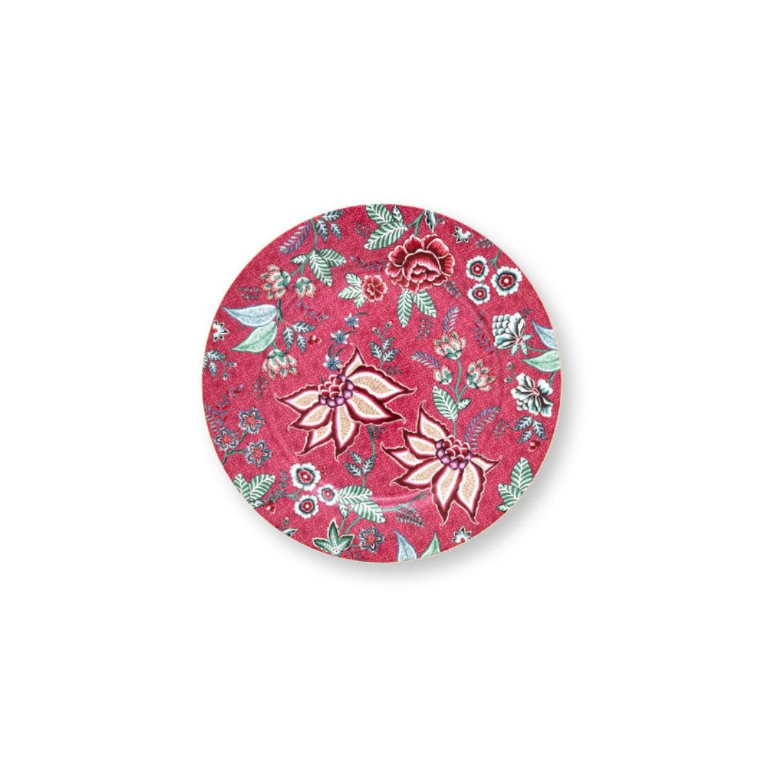 PIP STUDIO UNDER PLATE FLOWER FESTIVAL DARK PINK