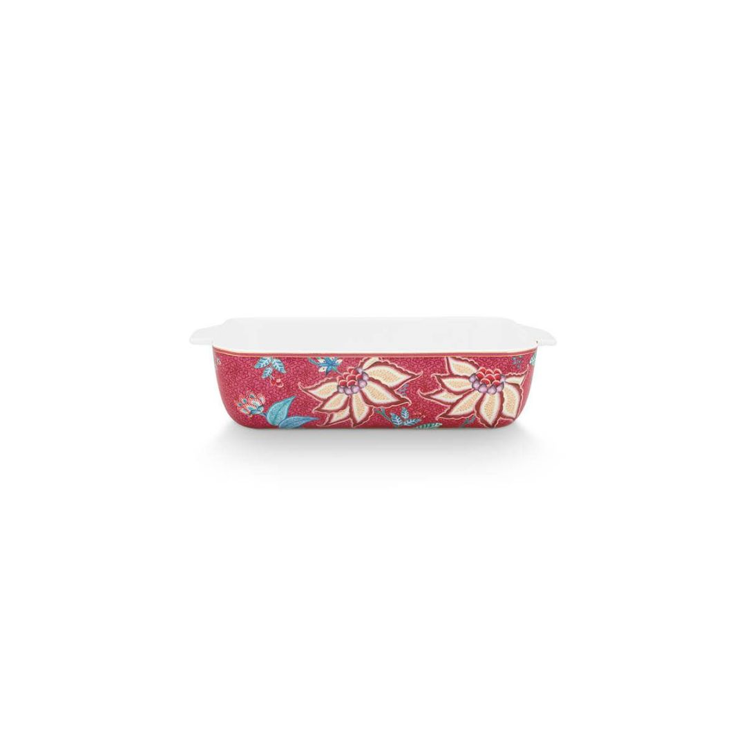 PIP STUDIO RECTANGULAR BAKING DISH FLOWER FESTIVAL