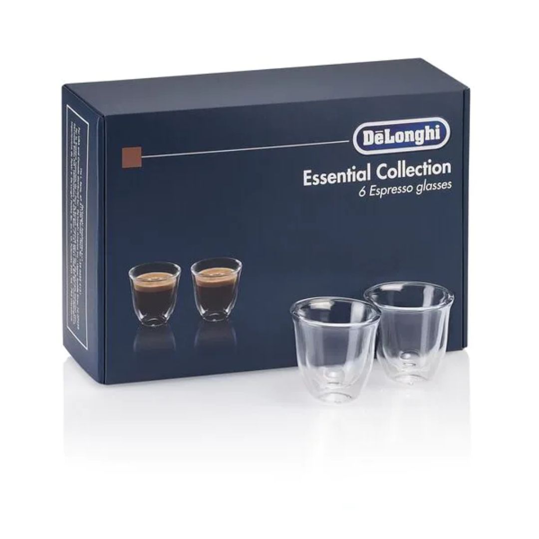 DELONGHI ESPRESSO GLASSES SET OF 6 | DLSC300